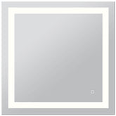 36"x36" LED Mirror Light, Adjustable CCT, 54W, Dimmable Wall-Mounted Vanity Mirror